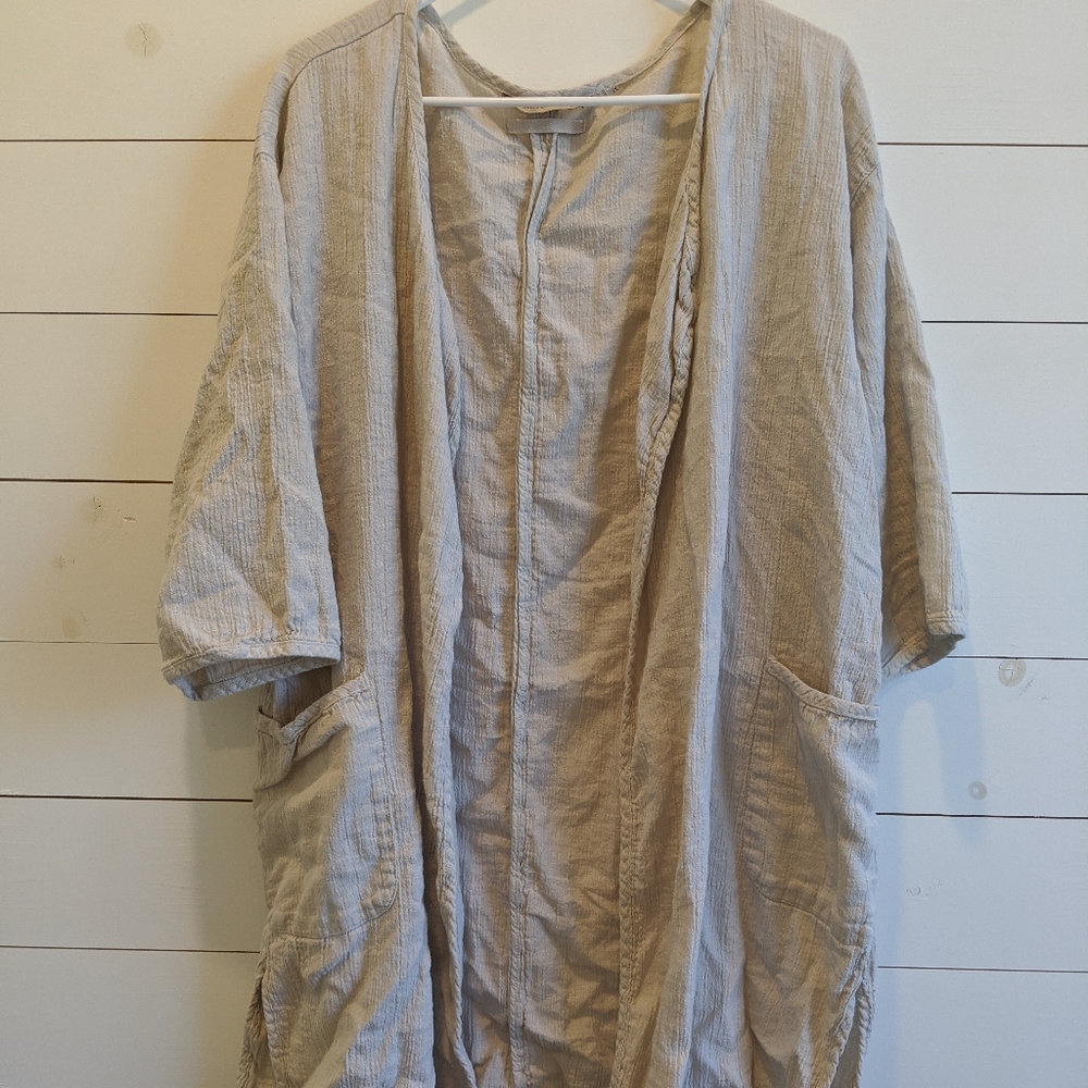 1X Soft Surroundings linen sweater